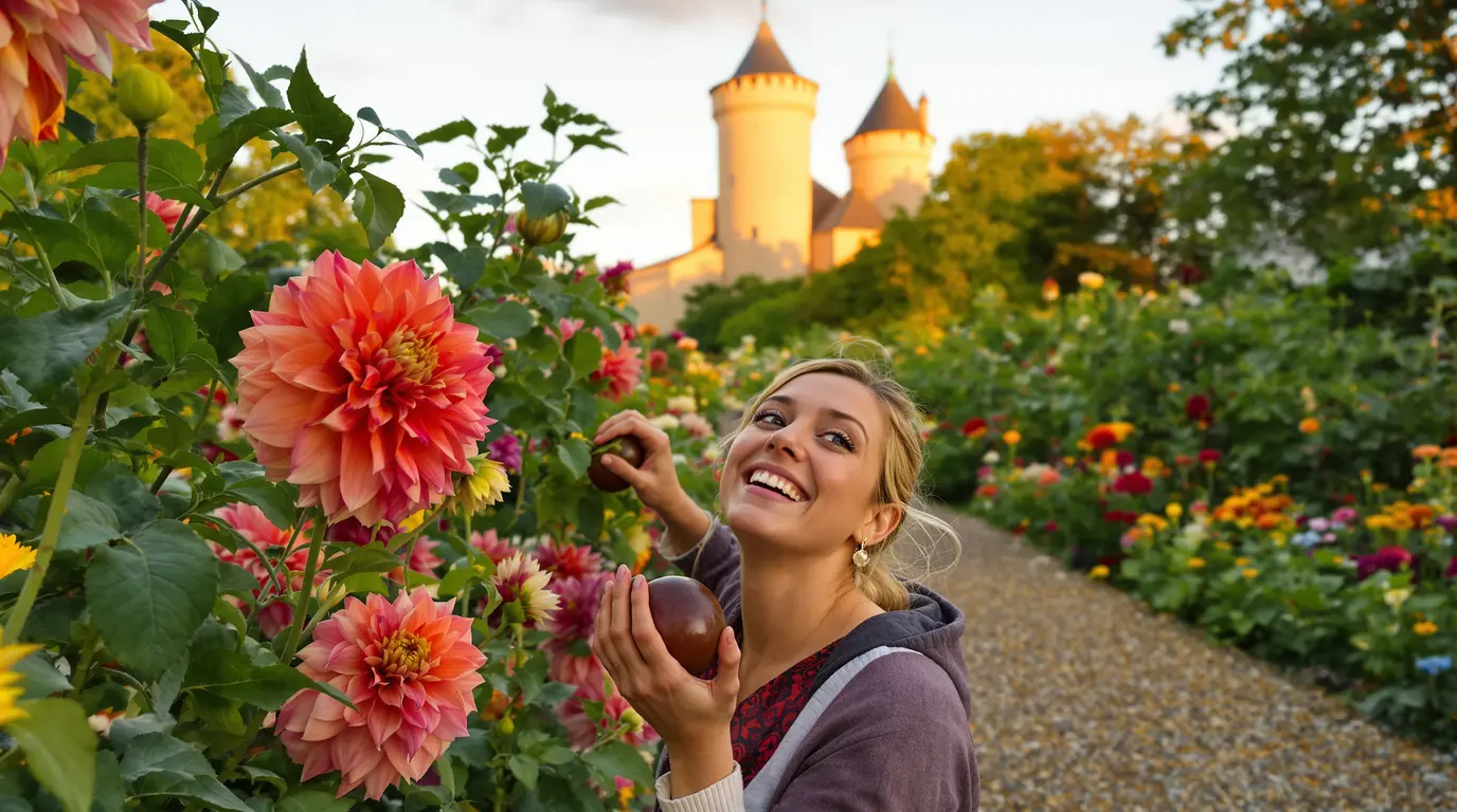 Avec 400 variétés de dahlias et un conservatoire de la tomate, ce château du Val de Loire cache un jardin d’Éden Avec 400 variétés de dahlias et un conservatoire de la tomate, ce château du Val de Loire cache un jardin d’Éden