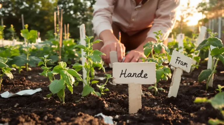 Les anciens n’utilisaient pas d’étiquettes plastiques au potager : leur astuce oubliée marche encore mieux