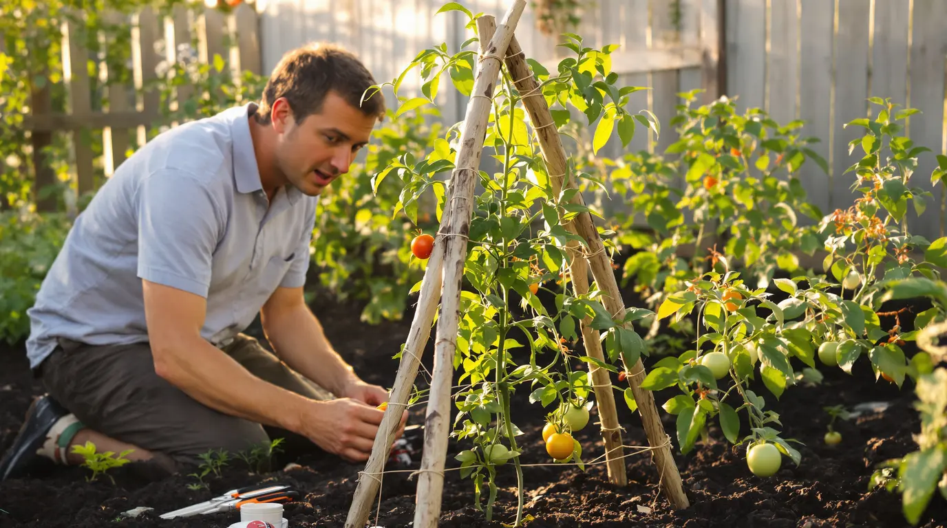 Mes voisins m’ont demandé comment j’ai fait : ce tuteur à tomates maison se fabrique en 10 minutes Mes voisins m’ont demandé comment j’ai fait : ce tuteur à tomates maison se fabrique en 10 minutes