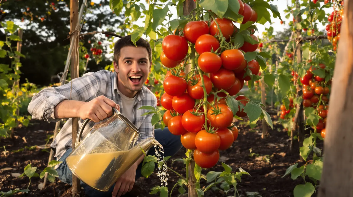 Tomates plus grosses et plus savoureuses : ajoutez 3 cuillères de ce produit à l’eau, voici pourquoi Tomates plus grosses et plus savoureuses : ajoutez 3 cuillères de ce produit à l’eau, voici pourquoi